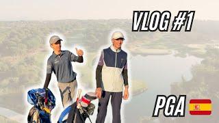 Vlog partie 1 d'un des meilleurs golf d'europe   !! ️ Avec 2 futurs joueurs de fac US 