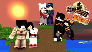 Halloween Date : Special Moment for them with Herobrine and Sadako Fusion