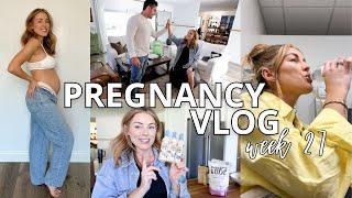 Pregnancy Vlog Wk 27 | Glucose Test, Doula Meeting, & Working On Baby Shower!