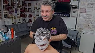 ASMR Fire Ear Hair Removal,Scalp Friction, Skincare, Head & Hand Massage-Full Barber Experience