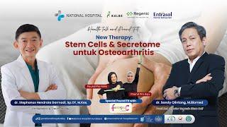 Health Talk and Pound Fit | New Therapy : Stem Cells & Secretome untuk Osteoarthritis