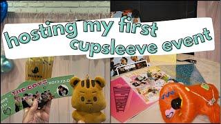 how i hosted my first kpop cupsleeve event (& how you can too!) 