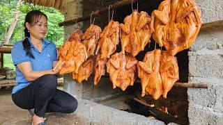 Process of Making Smoked Duck - Cooking with Daughter | Lý Phúc An