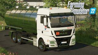 FS22 - MAN TGM 6×4 Fuel TANK - Truck Mod for Farming Simulator 2022 ROLEPLAY