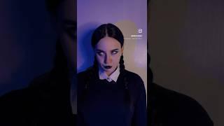 Косплей на Венсдей Аддамс #wednesdayaddams #wednesdaycosplay