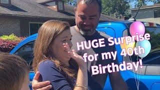 Surprise for my 40th Birthday!!! || Large Family Vlog