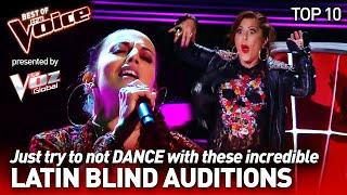 The BEST LATIN Blind Auditions on The Voice  | Top 10 | Presented by @LaVozGlobal