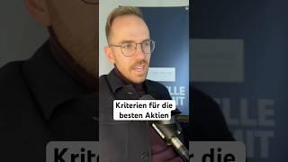 Kriterien für die besten Aktien #aktien #shorts