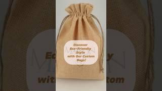  Eco-Friendly Custom Burlap Bags!  #EcoFriendly #BurlapBags #CustomPackaging