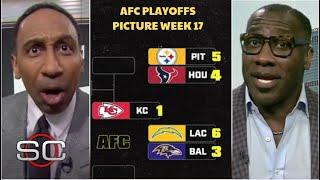 ESPN latest on AFC Playoff Picture WeeK 17: Ravens surge to AFC North top, Chiefs take NFL lead 15-1