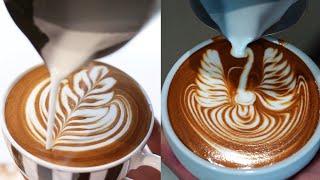 Amazing Cappuccino Latte Art Skills 2019 ️