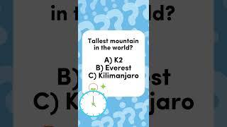 Tallest Mountain in the World? | Geography Challenge