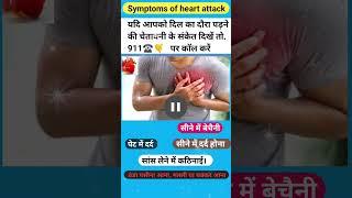 symtoms of heart attack in hindi || #shorts #viral #medicology #medicalknowledge