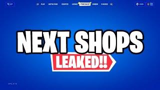 Next Shops All Collabs Leaked Fortnite !!