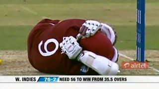 Shoaib Akhtar deadly bouncer to Brian lara on neck