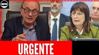 Urgente: Leopoldo Moreau denunciará penalmente a Patricia Bullrich