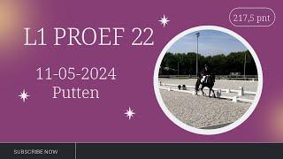 Mila 11-05-2024  Putten L1 proef 22 (72,5%)