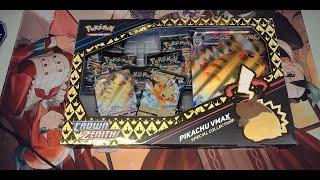 Pokemon TCG Crown Zenith Pikachu Vmax special collection opening!