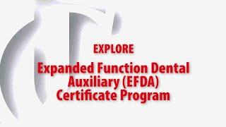 Expanded Function Dental Auxiliary (EFDA) Certificate Program at UC Blue Ash College