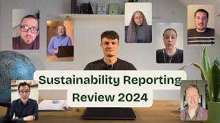 What happened in Sustainability Reporting in 2024?