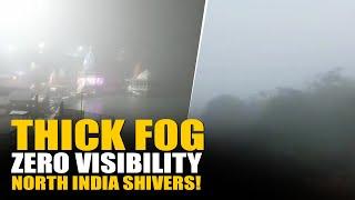 North India shivers: Winter at its peak, dense fog, chilly mornings disrupt daily life