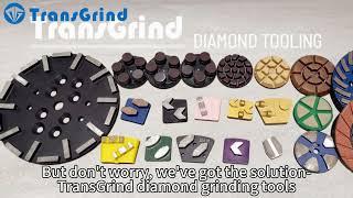 TransGrind Diamond Tools for Warehouse Floor Grinding and Polishing