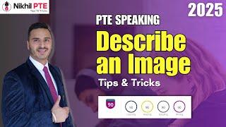 [ 90 SCORER TEMPLATE ]  PTE SPEAKING - DESCRIBE AN IMAGE TIPS AND TRICKS || PTE BY NIKHIL