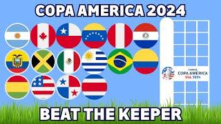 Beat The Keeper - Copa America 2024 | The Marble Quest