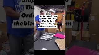 2,000+ Blank Fans Shipped InLess Than 30 Days.  #bootsontheground #clackfan #wherethemfansat