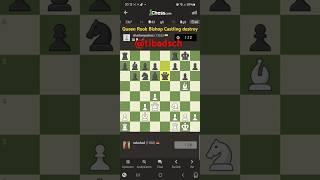 Queen Rook Bishop Castling destroy. Bundesliga schach. Chess.com. schach tv.  26. Oktober 2024