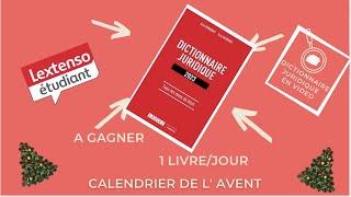 Dictionnaire juridique A. Bénabant Y. Gaudemet calendrier avent   Lextenso_etudiant dico_juridique