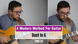 [PAGE 32] Duet In G -  William Leavitt - A Modern Method for Guitar