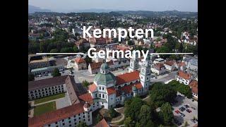 Kempten - Germany by drone in cinematic 4K