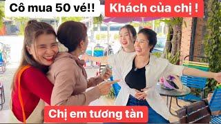 Khách sộp tới mua 50 vé khiến chị Mai Ma Mi và chị 4D ẩu đả, SP Khương Dừa khó phân xử!!