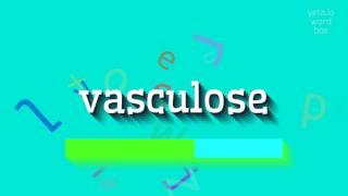 How to say "vasculose"! (High Quality Voices)