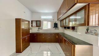 Low Budget PVC Modular Kitchen Design 11x16feet Size Kitchen