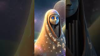 "Cosmic Guardian: Ancient Wisdom in a Whimsical World #animation #fantasy"