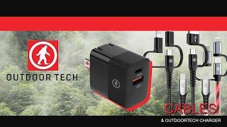 Outdoor Tech CRAZY CABLES + WALL Adapter Unboxing