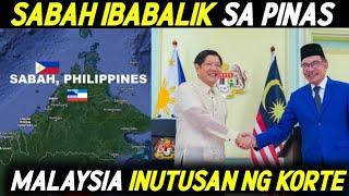 MALAYSIA INUTUSAN ng KORTE na IBALIK ang SABAH sa PILIPINAS!?