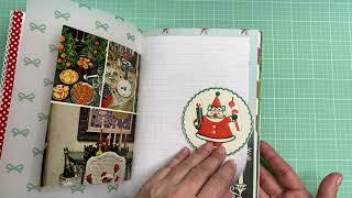 New in the Shop:  Christmas Junk Journal-"Holiday Time"