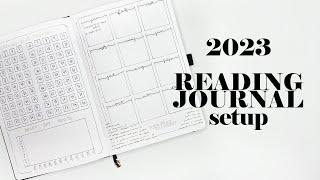 2023 Reading Journal Setup