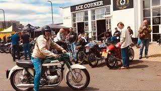 ACE CAFE Motorcycles of TRITON Cafe Racers DRESDA Bike Show + BSA Triumph NORTON & a Nice Mug of Tea