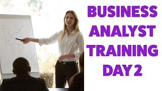 Business Analyst Training Day 2 . #businessanalystcourse #businessanalysis #businessanalyst