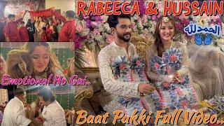 BAAT PAKKI HO GAI RABEECA AND HUSSAIN KHUSH ️FULL VIDEO @RabeecaKhan @RabeecaKshorts