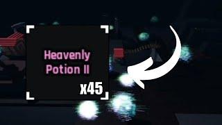 Using 45 Heavenly II Potions in Glitched Biome... | Sol's RNG