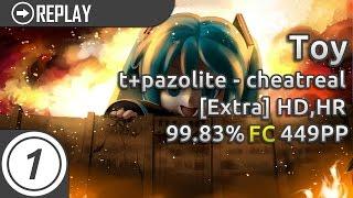 Toy | t+pazolite - cheatreal [Extra] +HD,HR | FC 99.83% 449pp  #1