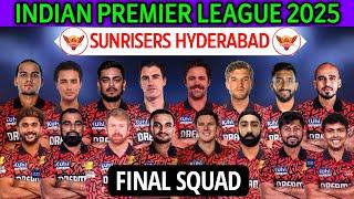 IPL 2025 Sunrisers Hyderabad New Squad | Hyderabad Team Squad 2025 | SRH 2025 Squad | SRH Team 2025