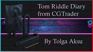 Tom riddle Diary 3d printed