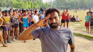 Today 600=1.33sec,500=1.19sec,400=59sec|chiinu Saidpur Physical Training||#army #trending #athlatics