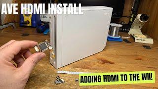 AVE HDMI - A Must-have HDMI Upgrade for the Nintendo Wii! Install and demonstration